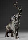 A JAPANESE BRONZE ELEPHANT, MEIJI PERIOD (1868-1912)