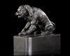 A BRONZE SCULPTURE OF A DOG, GERMANY/ITALY, LATE 18TH CENTURY