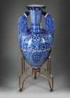 A LARGE HISPANO-MORESQUE STYLE VASE, 19TH CENTURY