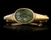 A ROMAN GOLD RING WITH INTAGLIO, CIRCA 1ST- 2ND CENTURY A.D.