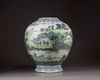 A large Chinese doucai 'tribute bearers' vase