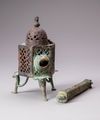 A KHORASAN BRONZE INCENSE BURNER, PERSIA, 12TH CENTURY