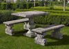 A SUITE OF CARVED LIMESTONE, 2OTH CENTURY