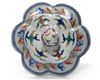A CHINESE WUCAI LOBBED JAR AND COVER