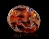 A CARNELIAN SCARABOID WITH AN ENGRAVED HIPPOCAMP, 4TH CENTURY BC OR LATER