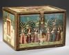 A PAINTED WOOD DEVOTIONAL CABINET (MANDIR), RAJASTHAN, INDIA, 19TH CENTURY