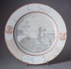 A LARGE CHINESE EXPORT PLATE, 18TH CENTURY