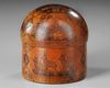 AN INDO PERSIAN WOODEN BOX WITH HUNTING SCENES, 19TH CENTURY