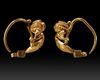 A PAIR OF GREEK GOLD EROS EARRINGS, HELLENISTIC PERIOD, CIRCA 3RD-2ND CENTURY B.C.