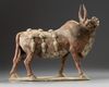 A Chinese painted pottery bull