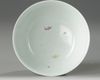 A Chinese famille rose ‘butterfly and poppy’ bowl