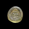 AN EARLY ISLAMIC GLASS WEIGHT OF DOUBLE DIRHAM, 10TH-11TH CENTURY