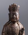 A Chinese wooden carving of Avalokitesvara