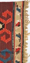 ANTIQUE CAUCASIAN KILIM, 19TH CENTURY