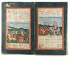 AN ILLUSTRATED CONCERTINA ALBUM FROM FERDOWSI’S SHAHNAMEH, PERSIA QAJAR,18TH CENTURY