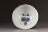A blue and white 'ducks and lotus' bowl