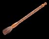 A CHINESE CARVED BAMBOO CALLIGRAPHY BRUSH  QING DYNASTY, 19TH CENTURY