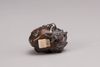 A bronze netsuke