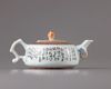 A famille rose teapot