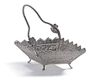 AN OTTOMAN SILVER FILIGREE BASKET, 19TH CENTURY