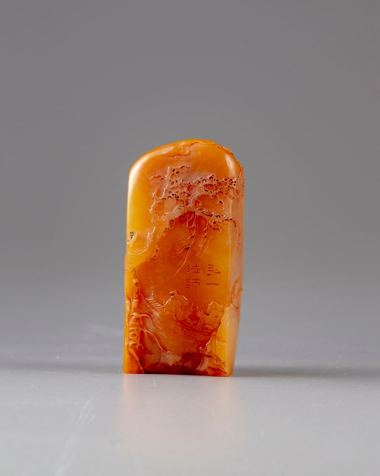 A China soapstone seal