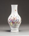 A Chinese famille rose 'Xi Wang Mu' vase