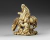 A JAPANESE IVORY NETSUKE, EDO PERIOD (1603-1868)