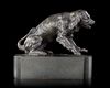 A BRONZE SCULPTURE OF A DOG, GERMANY/ITALY, LATE 18TH CENTURY