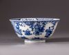 A Chinese blue and white bowl