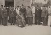 A COLLECTION OF ELEVEN OLD PICTURES OF KING ABDULAZIZ AL SAUD, 1ST KING OF SAUDIA ARABIA DURING HIS VISIT TO EGYPT, 1946