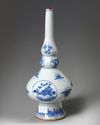 A Chinese blue and white rosewater sprinkler