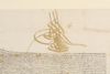 A LARGE OTTOMAN FIRMAN ILLUMINATED WITH THE TUGHRA OF SULTAN SELIM III (r. 1789 - 1807)