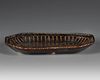 A CHINESE CIZHOU-TYPE BLACK-GLAZED INCISED TRAY, SONG DYNASTY (960-1279)