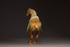 A sancai-glazed pottery figure a caparisoned horse