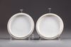 A matched pair of Chinese blue and white tureens with covers