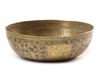 A DECORATED CHISELED BRASS QAJAR BOWL, IRAN, 1250 AH/1834 AD