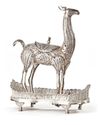 SILVER FILIGREE LAMA INCENSE BURNER – INDIA, 19TH CENTURY