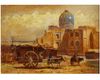 An Orientalist School Painting Samarkand, Gur emir , Russian artist