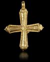 A BYZANTINE GOLD PENDANT CROSS, CIRCA 6TH-7TH CENTURY A.D.