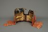 A GOLD LACQUER JAPANESE SUIT OF ARMOUR (YOROI), LATE EDO PERIOD