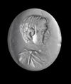 A ROMAN CARNELIAN INTAGLIO WITH A PORTRAIT OF A YOUNG MAN, 2ND-3RD CENTURY AD