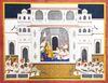 VIBRANT KANGRA SCHOOL MINIATURE, LATE 18TH EARLY 19TH CENTURY
