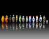 A GROUP OF THIRTEEN CHINESE SNUFF BOTTLES