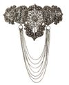 AN OTTOMAN SILVER FILIGREE BELT BUCKLE, TURKEY, 19TH CENTURY