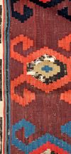 ANTIQUE CAUCASIAN KILIM, 19TH CENTURY