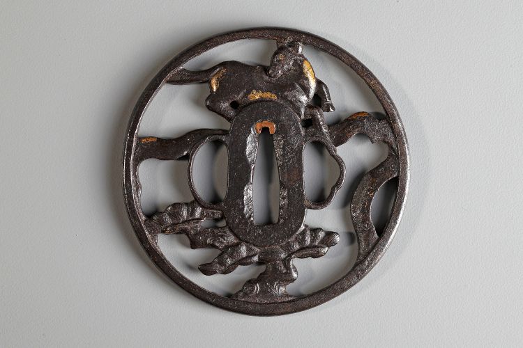 A JAPANESE TSUBA, EDO PERIOD (1615–1868)