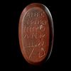 A LARGE GNOSTIC SEAL IN DARK RED JASPER, ROMAN, 3RD/4TH CENTURY AD
