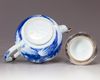 A Chinese blue and white teapot with cover