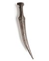 A PERSIAN DAGGER (KHANJAR) WITH CALLIGRAPHIC DECORATION, ZAND DYNASTY 18TH-19TH CENTYRY