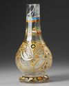 A GILT BOHEMIAN GLASS HOOKAH BASE FOR THE TURKISH MARKET, LATE 19TH-EARLY 20TH CENTURY